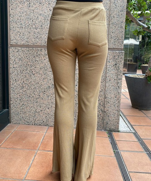 SPIGA(スピーガ)の「フロントスリットベルボトム(その他パンツ・レディース・ブラック/ベージュ/ピンク・FREE)」の7枚目の写真