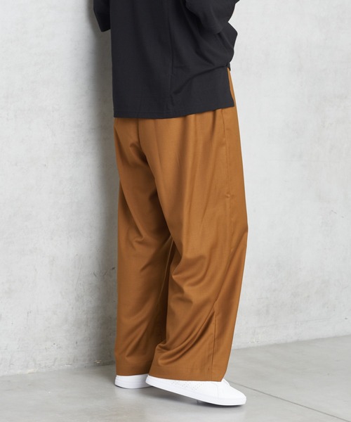 PUAL CE CIN（ピュアルセシン）の「ゆるっとボトム新型ワイド（その他パンツ・レディース・オリーブ/ベージュ/ブラック/チャコール・FREE）」の18枚目の写真