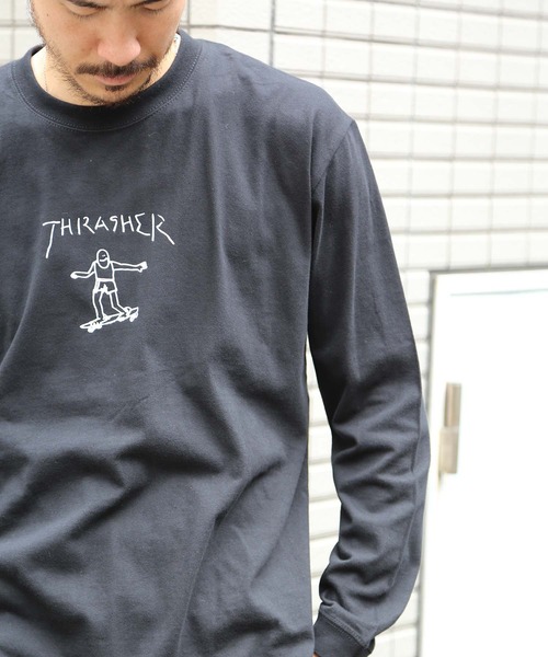 GONZ LONG SLEEVE T-SHIRTS/スラッシャー 長袖 ロンT マーク