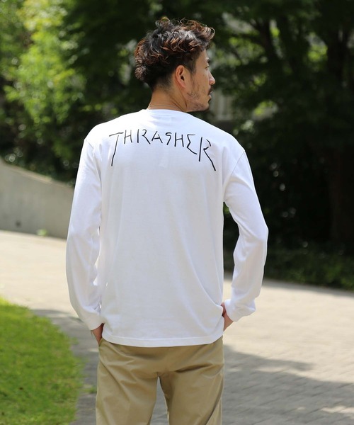 BACKLASH直営限定ロゴカットソー/バックラッシュロンTレザーライダース長袖 ruckruck_hw2h764309