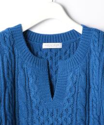 UNITED ARROWS アイボリー ケーブルニットセーター 楽天市場】【SALE／85%OFF】BY 透かし編みケーブルニットプル