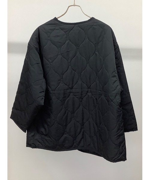 ulu（ウル）の「Quilting light coat（ナイロンジャケット・レディース・ブラック/カーキ・FREE）」の16枚目の写真