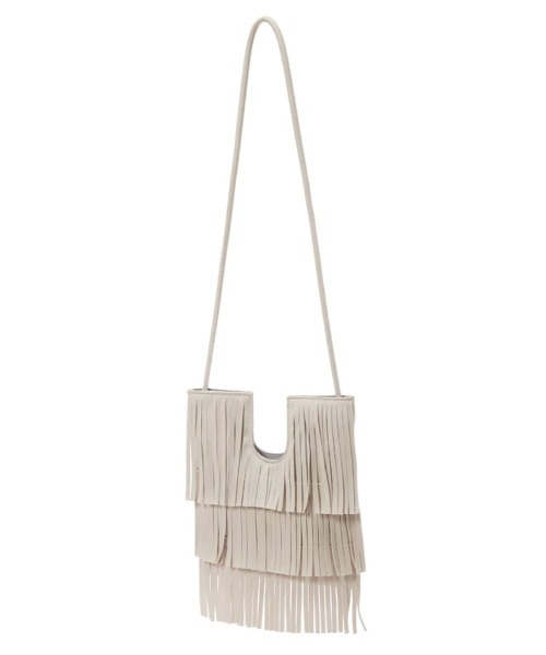 fifth（フィフス）の「フリンジショルダーバッグ（ショルダーバッグ・レディース・ブラック/アイボリー・FREE）」の10枚目の写真