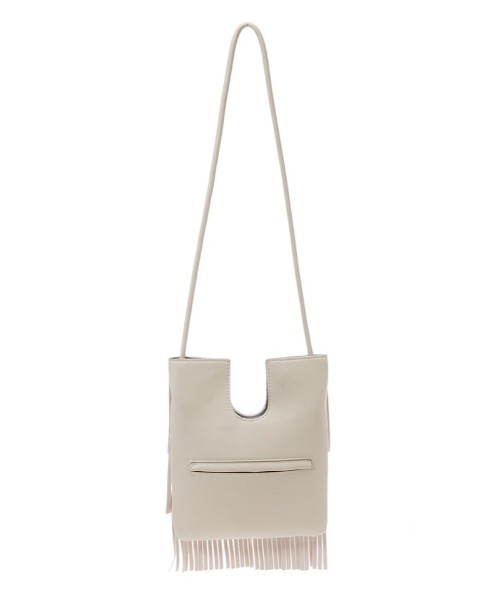 fifth（フィフス）の「フリンジショルダーバッグ（ショルダーバッグ・レディース・ブラック/アイボリー・FREE）」の6枚目の写真
