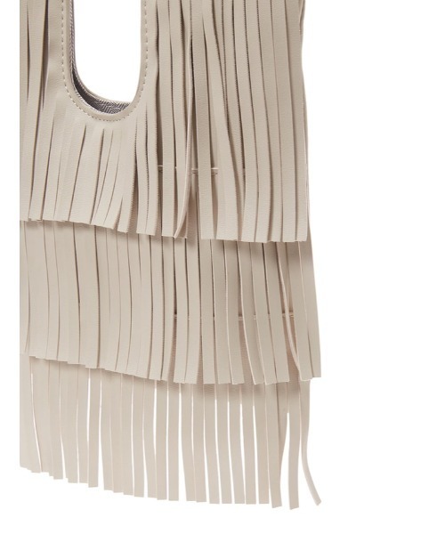 fifth（フィフス）の「フリンジショルダーバッグ（ショルダーバッグ・レディース・ブラック/アイボリー・FREE）」の4枚目の写真