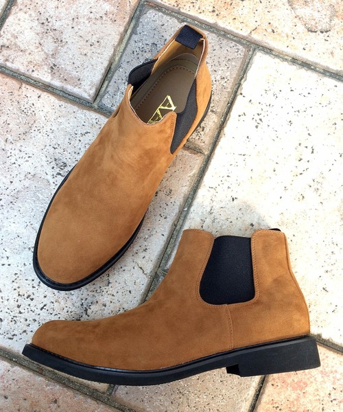 AAA+（サンエープラス）の「AAA+ / 軽量ソールスエードサイドゴアブーツ(2351)（ブーツ・メンズ・ブラック/ダークブラウン/ベージュ/ネイビー/ブラウン/グレー・44/41/42/43/40）」の4枚目の写真