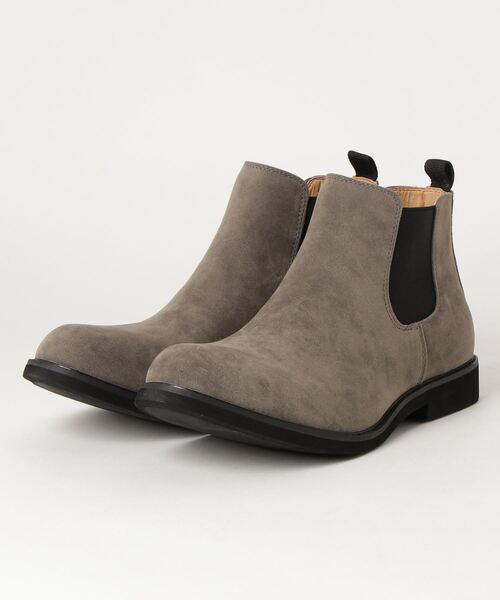 AAA+（サンエープラス）の「AAA+ / 軽量ソールスエードサイドゴアブーツ(2351)（ブーツ・メンズ・ブラック/ダークブラウン/ベージュ/ネイビー/ブラウン/グレー・44/41/42/43/40）」の13枚目の写真