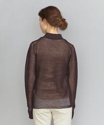 AURALEE メッシュ リネン シャツ ブラウン オーラリー auralee ブラウン メッシュ リネン シャツ 1