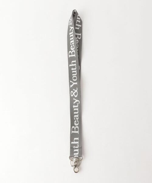 BEAUTY&YOUTH UNITED ARROWS（ビューティーアンドユースユナイテッドアローズ）の「BY SOUVENIR テープ ストラップ（キーケース/キーアクセサリー・メンズ・ホワイト・FREE）」の6枚目の写真