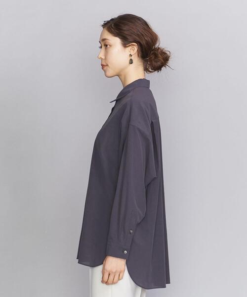 BEAUTY&YOUTH UNITED ARROWS(ビューティーアンドユースユナイテッドアローズ)の「BY ドルマンスリーブシャツ(シャツ/ブラウス・レディース・オフホワイト/シャーベット/ネイビー・FREE)」の5枚目の写真