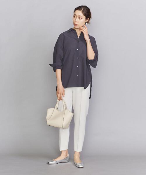 BEAUTY&YOUTH UNITED ARROWS(ビューティーアンドユースユナイテッドアローズ)の「BY ドルマンスリーブシャツ(シャツ/ブラウス・レディース・オフホワイト/シャーベット/ネイビー・FREE)」の9枚目の写真