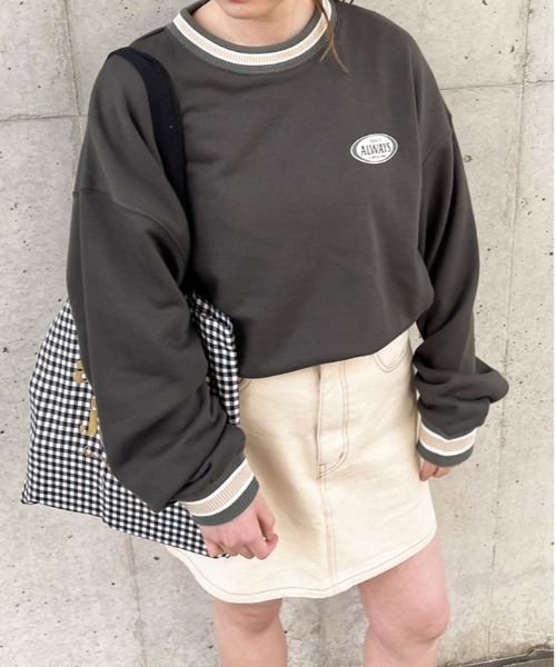 apres jour（アプレジュール）の「カラーリブスウェット【ZOZOTOWN限定アイテム】（スウェット・レディース・ブラック/その他/アイボリー・フリー/X-LARGE）」の16枚目の写真