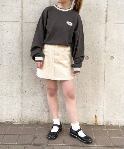 apres jour（アプレジュール）の「カラーリブスウェット【ZOZOTOWN限定アイテム】（スウェット・レディース・ブラック/その他/アイボリー・フリー/X-LARGE）」の21枚目の写真