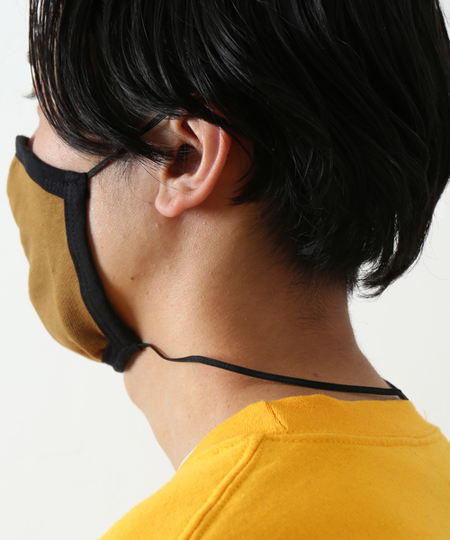 JOURNAL STANDARD（ジャーナルスタンダード）の「【LA APPAREL / ロサンゼルスアパレル】Brass/Black マスク（マスク・メンズ・ブラウン・FREE）」の8枚目の写真