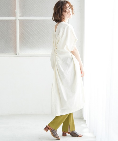 ROPE' PICNIC（ロペピクニック）の「【UVカット】【セットアップ対応】リブスリットニットパンツ（その他パンツ・レディース・ブラック/マスタード/グレー系その他・38/36）」の19枚目の写真