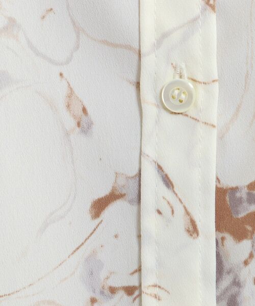 JET（ジェット）の「◆【ウォッシャブル】マーブルスタンドカラーシャツ（シャツ/ブラウス・レディース・ピンク系その他/ベージュ系・04）」の11枚目の写真