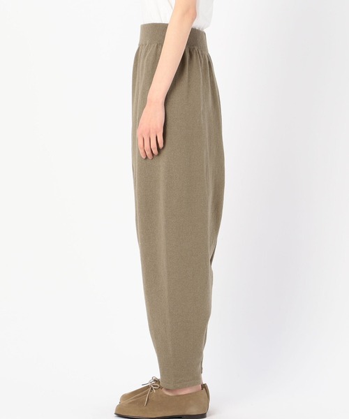 Bshop（ビショップ）の「【MONICA CORDERA】ニットパンツ GREIGE WOMEN