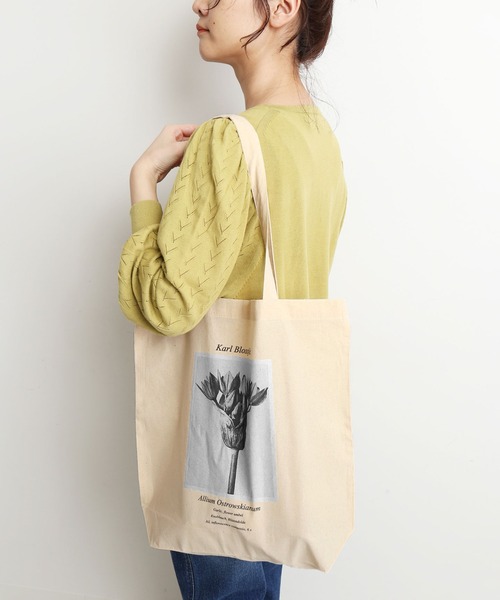 SLOBE IENA（スローブイエナ）の「【Karl Blossfeldt/カールブロスフェルト】SLOBE別注 トートバッグ◆（トートバッグ・レディース・ホワイト/ホワイト系その他/ホワイト系その他2・FREE）」の21枚目の写真