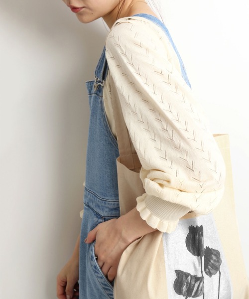 SLOBE IENA（スローブイエナ）の「【Karl Blossfeldt/カールブロスフェルト】SLOBE別注 トートバッグ◆（トートバッグ・レディース・ホワイト/ホワイト系その他/ホワイト系その他2・FREE）」の18枚目の写真