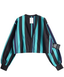 SHAREEF | MULTI STRIPE SHORT CARDIGAN(カーディガン/ボレロ)