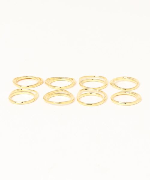 IOSSELLIANI（イオッセリアーニ）の「Iosselliani/CLASSIC COLLECTION Alba 8連リング（リング・レディース・ゴールド・7/6/8）」の11枚目の写真