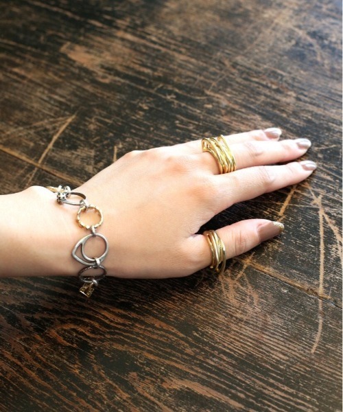 IOSSELLIANI（イオッセリアーニ）の「Iosselliani/CLASSIC COLLECTION Alba 8連リング（リング・レディース・ゴールド・7/6/8）」の5枚目の写真