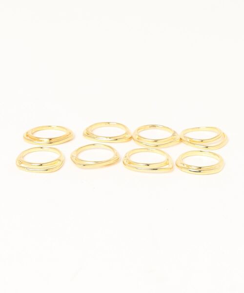IOSSELLIANI（イオッセリアーニ）の「Iosselliani/CLASSIC COLLECTION Alba 8連リング（リング・レディース・ゴールド・7/6/8）」の2枚目の写真
