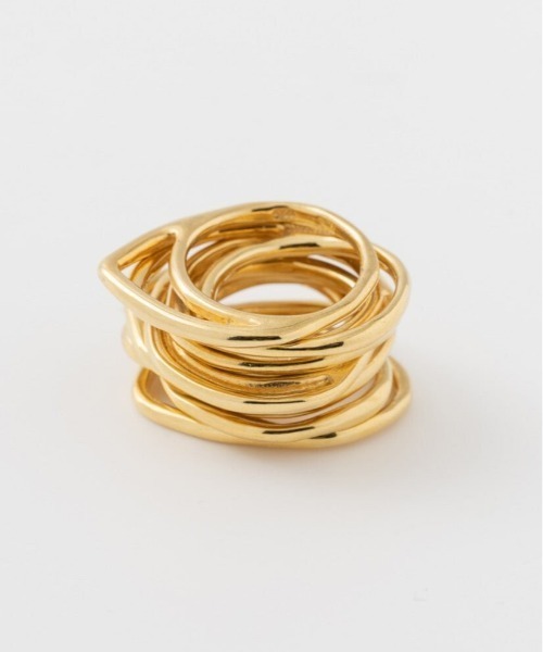 IOSSELLIANI（イオッセリアーニ）の「Iosselliani/CLASSIC COLLECTION Alba 8連リング（リング・レディース・ゴールド・7/6/8）」の8枚目の写真