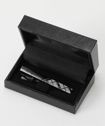 BLACK LABEL クレストブリッジチェックハーフダイヤカットタイバー クレストブリッジチェックハーフダイヤカットタイバー