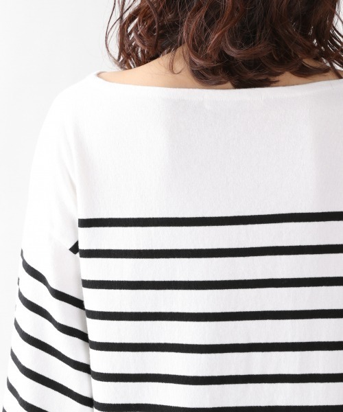 yuw（ユウ）の「パネルボーダーワンピース　943451（ワンピース・レディース・オレンジ系その他/ホワイト系その他/ブルー系その他・FREE）」の11枚目の写真