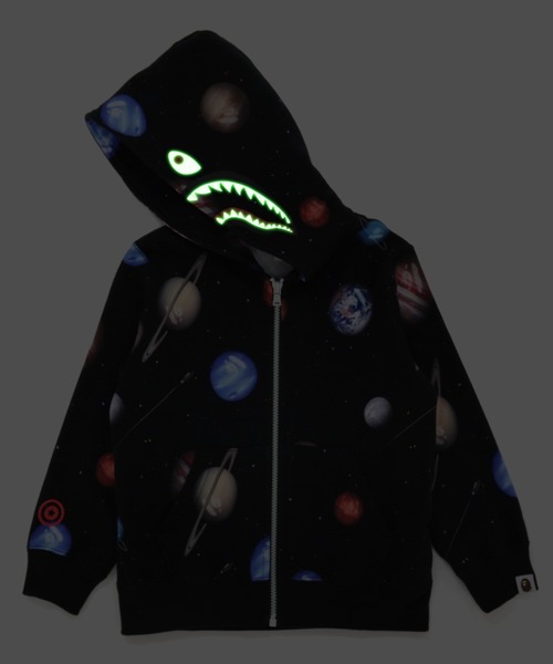 アベイジングエイプ　キッズ⭐︎パーカー　フード付きトレーナー　110 新品BAPE A BATHING APE｜ア ベイシング エイプ（キッズ）のパーカー通販