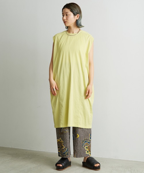 cardo fabrica（カルドファブリカ）の「.._近江ちぢみノースリプルオーバー（シャツ/ブラウス・レディース・ホワイト/イエロー/ブルー/ライトピンク・FREE）」の12枚目の写真