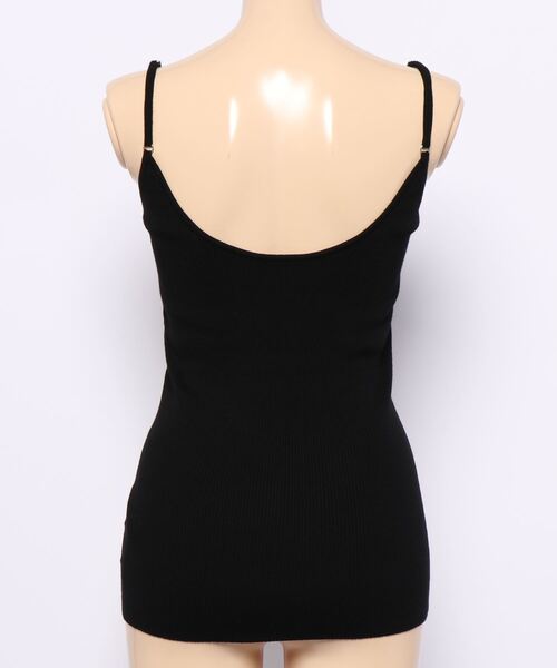 ROPE' PICNIC（ロペピクニック）の「カップ付きニットキャミソール（キャミソール・レディース・ブラウン/ブラック・38/36）」の4枚目の写真