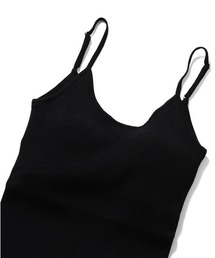 カップ付きニットキャミソール