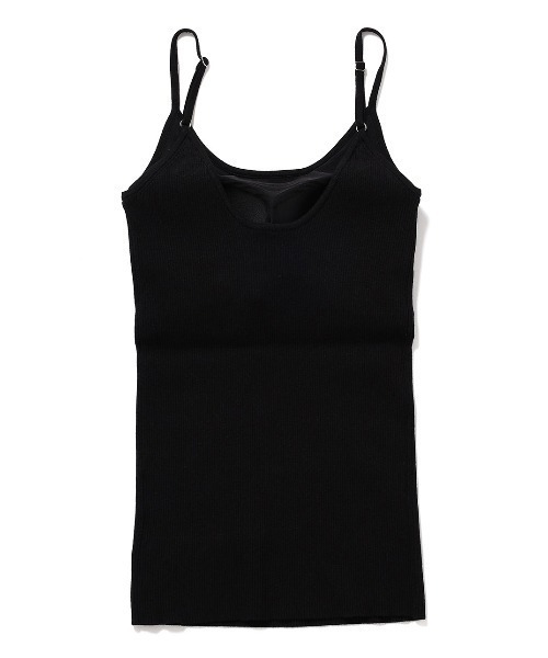 ROPE' PICNIC（ロペピクニック）の「カップ付きニットキャミソール（キャミソール・レディース・ブラウン/ブラック・38/36）」の8枚目の写真