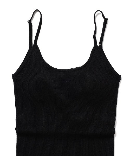 ROPE' PICNIC（ロペピクニック）の「カップ付きニットキャミソール（キャミソール・レディース・ブラウン/ブラック・38/36）」の9枚目の写真