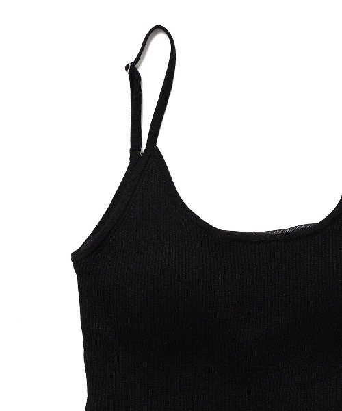 ROPE' PICNIC（ロペピクニック）の「カップ付きニットキャミソール（キャミソール・レディース・ブラウン/ブラック・38/36）」の10枚目の写真