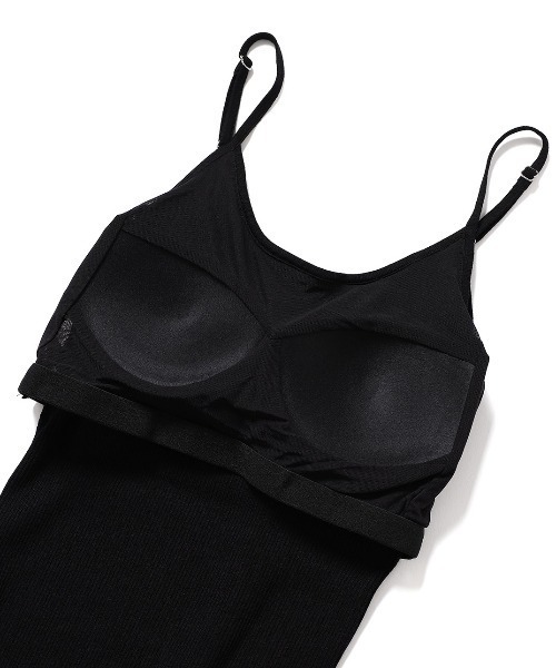 ROPE' PICNIC（ロペピクニック）の「カップ付きニットキャミソール（キャミソール・レディース・ブラウン/ブラック・38/36）」の12枚目の写真