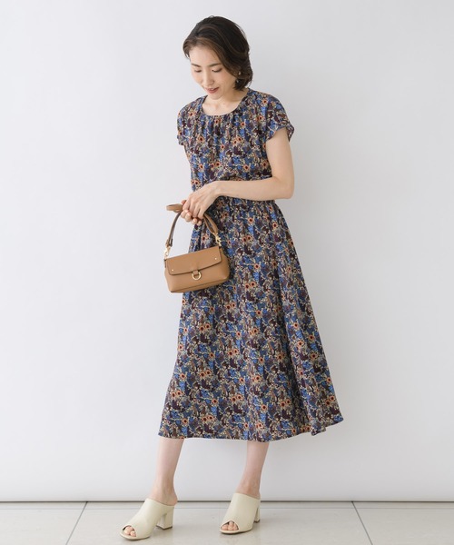 ダークフラワー Katharine ワンピース ドレス ワンピース Ross セール Ross キャサリンロス のファッション Katharine 小花プリントワンピース ワンピース Katharine