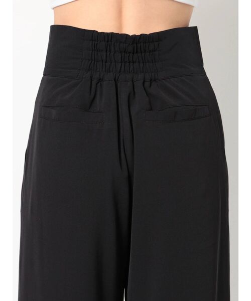 GYDA（ジェイダ）の「ハイウエストタックワイドパンツ（スラックス・レディース・ブラック/オフホワイト・FREE）」の14枚目の写真