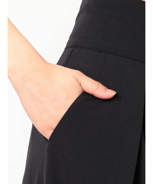 GYDA（ジェイダ）の「ハイウエストタックワイドパンツ（スラックス・レディース・ブラック/オフホワイト・FREE）」の15枚目の写真