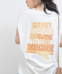 Mysa&Liina | ノースリーブチーズプリントＴシャツ(Tシャツ/カットソー)