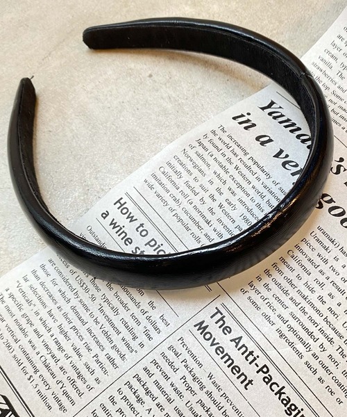 WEGO(ウィゴー)の「WEGO/エナメルカチューシャ(カチューシャ・レディース・サックスブルー/キャメル/カーキ/オフホワイト/ブラック・FREE)」の6枚目の写真