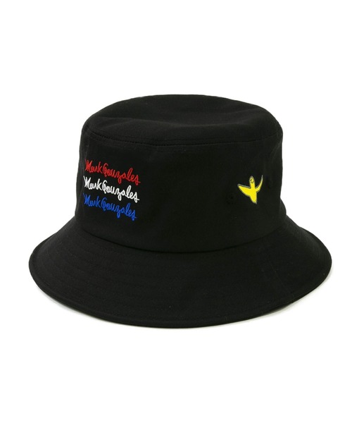 Mark Gonzales（マーク・ゴンザレス）の「Mark Gonzales/マークゴンザレス 　刺繍HAT（ハット・メンズ・ブラック/ベージュ/ネイビー・FREE）」の2枚目の写真