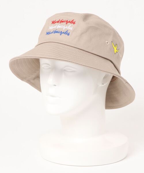 Mark Gonzales（マーク・ゴンザレス）の「Mark Gonzales/マークゴンザレス 　刺繍HAT（ハット・メンズ・ブラック/ベージュ/ネイビー・FREE）」の16枚目の写真