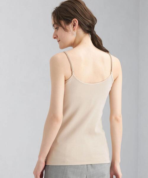 green label relaxing（グリーンレーベルリラクシング）の「D ドライグリーン インナー キャミソール（キャミソール・レディース・ホワイト/ブラック/ベージュ/オリーブ・40/38）」の8枚目の写真