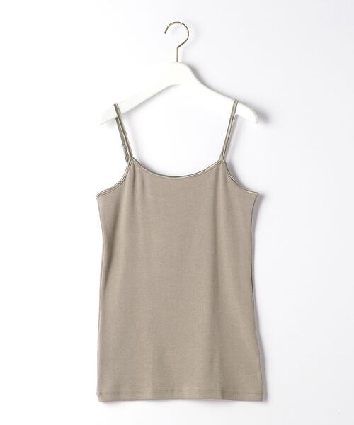 green label relaxing（グリーンレーベルリラクシング）の「D ドライグリーン インナー キャミソール（キャミソール・レディース・ホワイト/ブラック/ベージュ/オリーブ・40/38）」の10枚目の写真