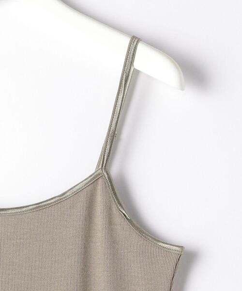 green label relaxing（グリーンレーベルリラクシング）の「D ドライグリーン インナー キャミソール（キャミソール・レディース・ホワイト/ブラック/ベージュ/オリーブ・40/38）」の13枚目の写真