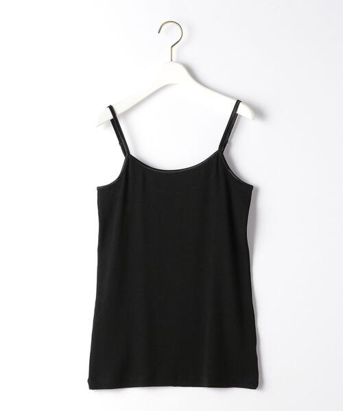 green label relaxing（グリーンレーベルリラクシング）の「D ドライグリーン インナー キャミソール（キャミソール・レディース・ホワイト/ブラック/ベージュ/オリーブ・40/38）」の21枚目の写真