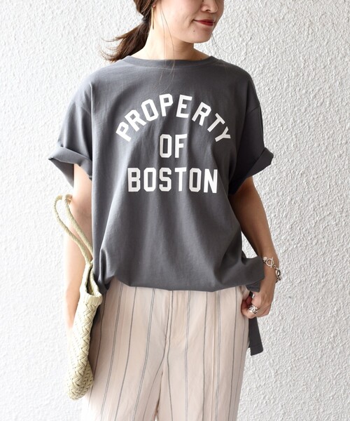 カレッジビッグTEE◆